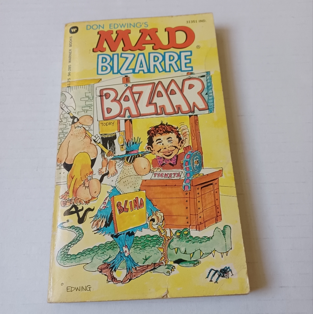 4/$30 MAD Bizarre Bazaar #1 - Vintage Paperback Comic Book